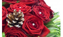 image des décoration du Bouquet de roses pour Noël Alhambra | Entrefleuristes