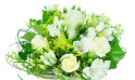 Zoom Clarté, Bouquet de fleurs blanches | Entrefleuristes