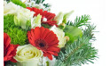 vue sur un ensemble de fleurs de Pavlova, bouquet de fêtes " | Entrefleuristes