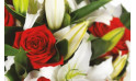 Image d'une rose rouge du bouquet floral | Entrefleuristes