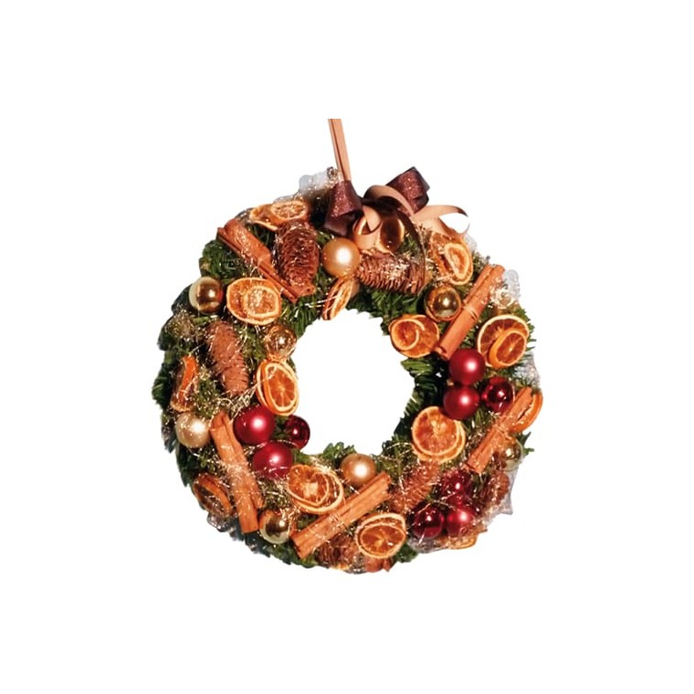 Image de la Couronne de Noël "13 desserts" | Entrefleuristes