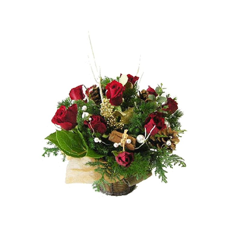 image du bouquet de Noël  | Entrefleuristes