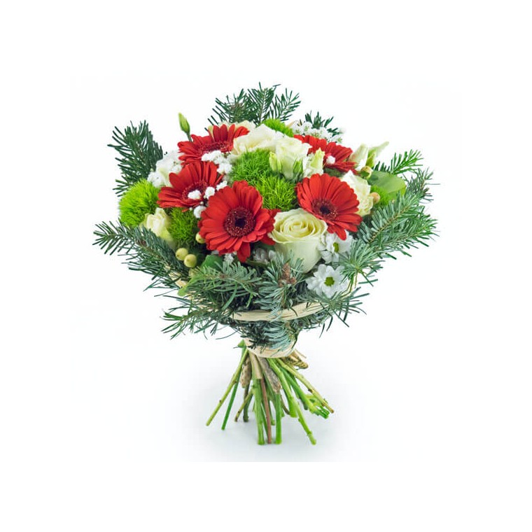 image de Pavlova, bouquet de fêtes   | Entrefleuristes