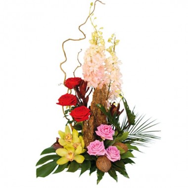 Image de la composition de fleurs Jade  | Entrefleuristes