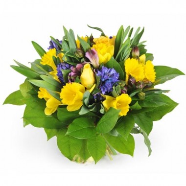 Image de Mamina, bouquet de fleurs de saison - Entrefleuristes