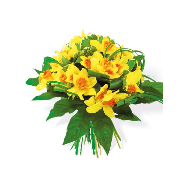 image du Bouquet de Jonquilles Délice Printanier | Entrefleuristes