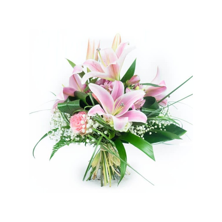 image du bouquet de fleurs Rosa Lys | Entrefleuristes