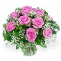 Image Pluie de Roses, Bouquet rond | Entrefleuristes