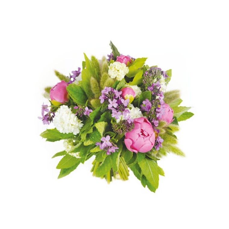 Monaco, bouquet de pivoines roses - Livraison de fleurs fraîches -  EntreFleuristes