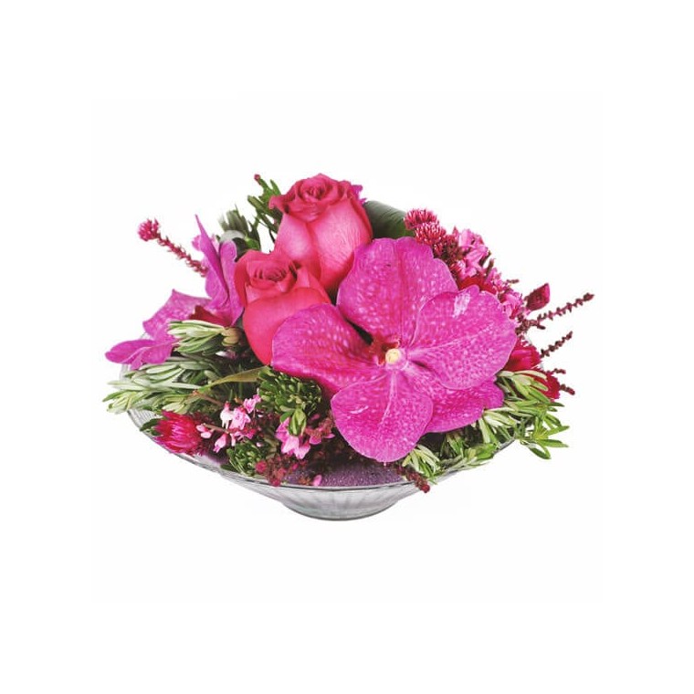  image de la composition florale candy rose | Entrefleuristes