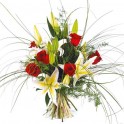 Image du bouquet de fleurs multi couleur Duchesse | Entrefleuristes