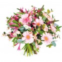  Image du bouquet de fleurs rond Dédicace | Entrefleuristes