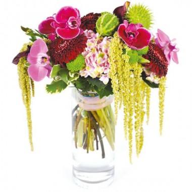  Image du bouquet de fleurs Caliente | Entrefleuristes