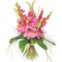Image du Bouquet de fleurs rose Eclatant | Entrefleuristes