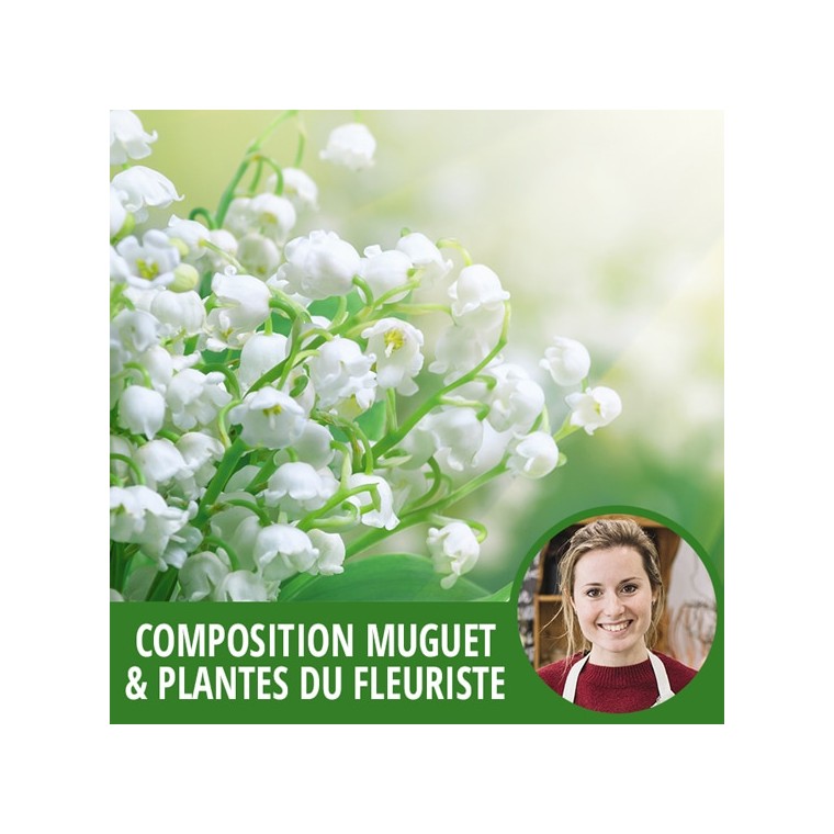 image de la Composition surprise Muguet & plantes - Entrefleuristes