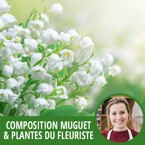 image de la Composition surprise Muguet & plantes | Entrefleuristes