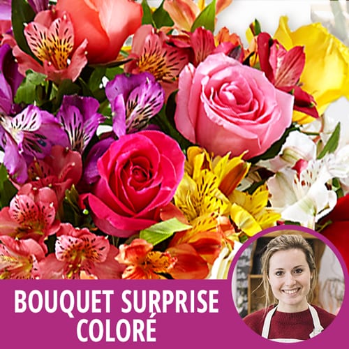 Image du bouquet surprise coloré
