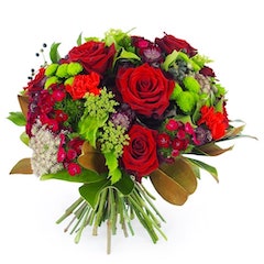 miniature du Bouquet avec de la roses rouges Riga | Livraison St Valentin