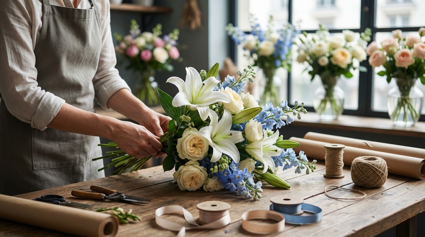 Entrefleuristes bouquets artisanaux tradition parisienne