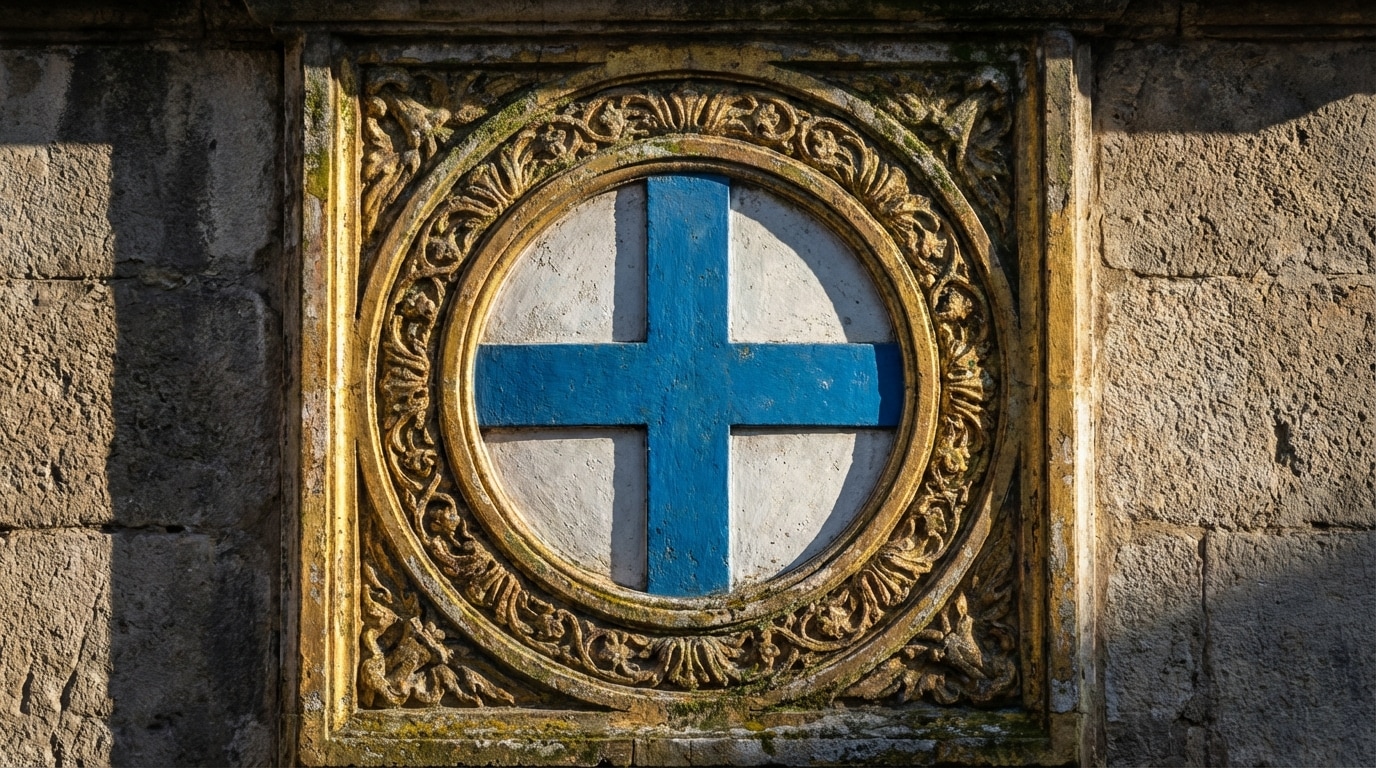 Armoiries croix azur Marseille symboles historiques