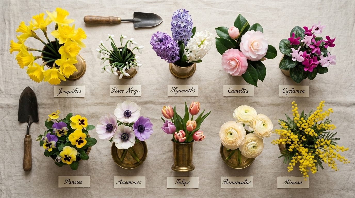 Top 10 fleurs février incontournables sélection artisan