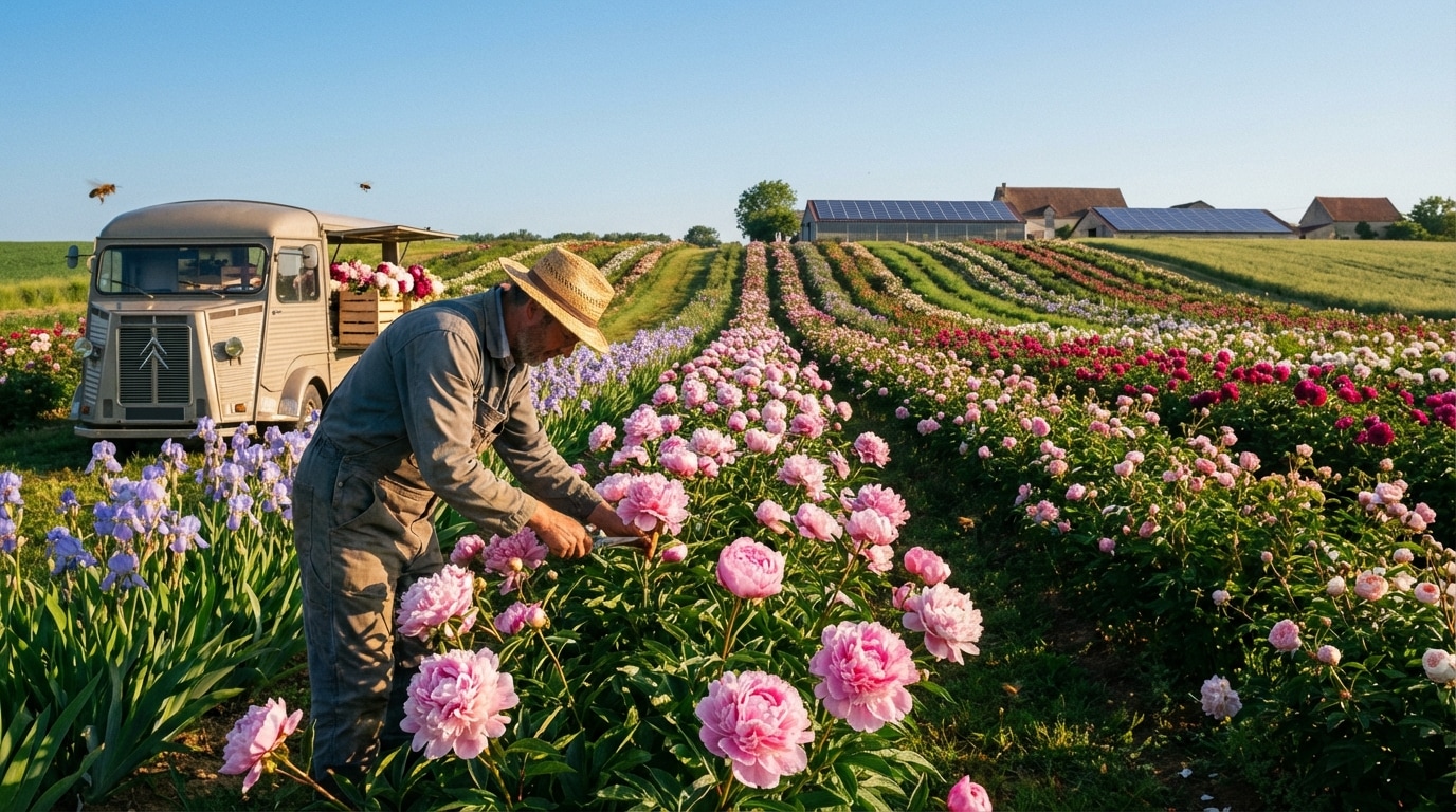 Fleurs saison mai écologiques fraîcheur producteurs locaux