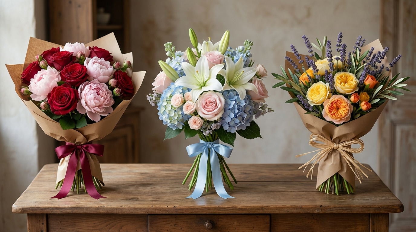 Idées bouquets juin occasions anniversaires romantiques