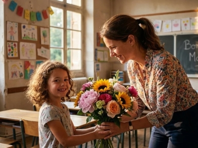 Quelle fleur offrir à un enseignant en fin d'année ?