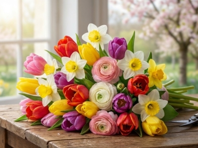 Top 10 des fleurs à offrir en mars