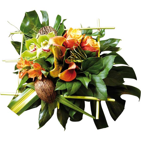 Bouquet de fleurs coco